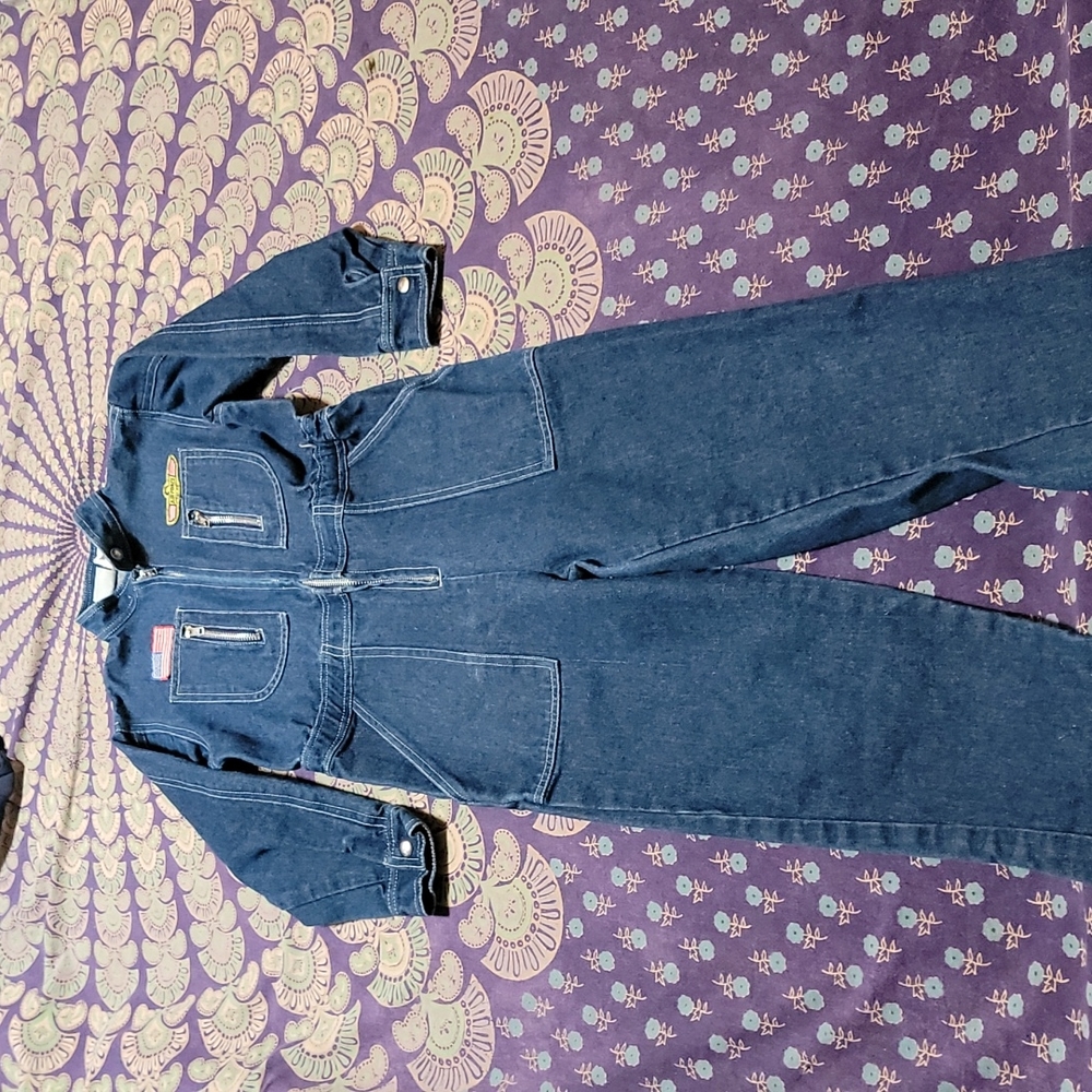 Little Heros Denim Coveralls Vintage
